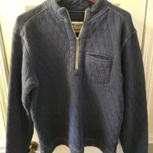 Mountain Khakis Blue Quilted Sweatshirt